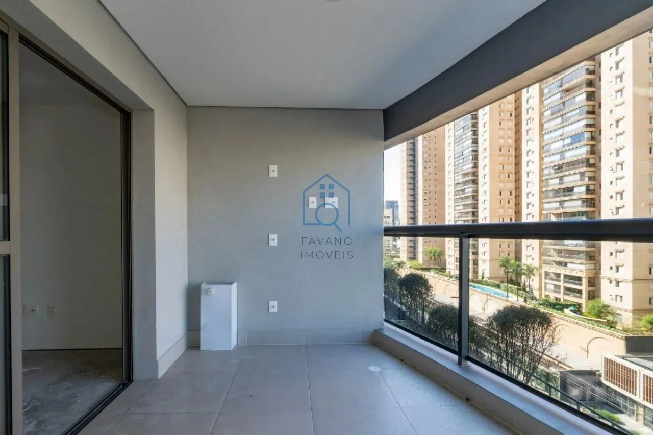 Stúdio no Brooklin, 32m² com 01 dormitório, varanda