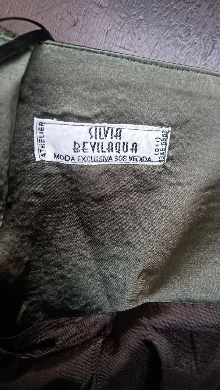 Vestido para casamento verde oliva  - Foto 2