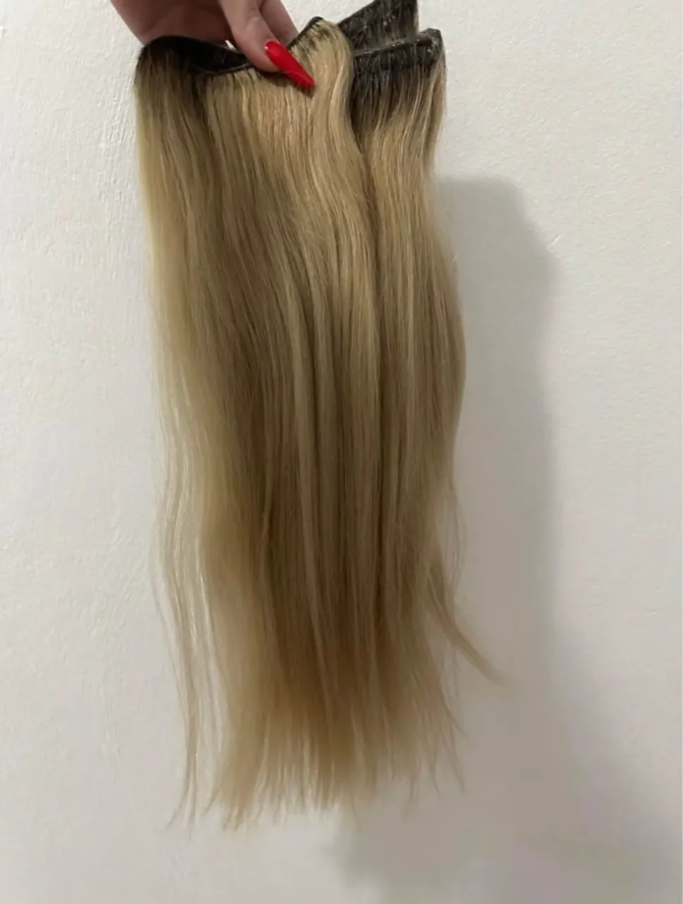 Mega Hair Loiro Claro Natural 