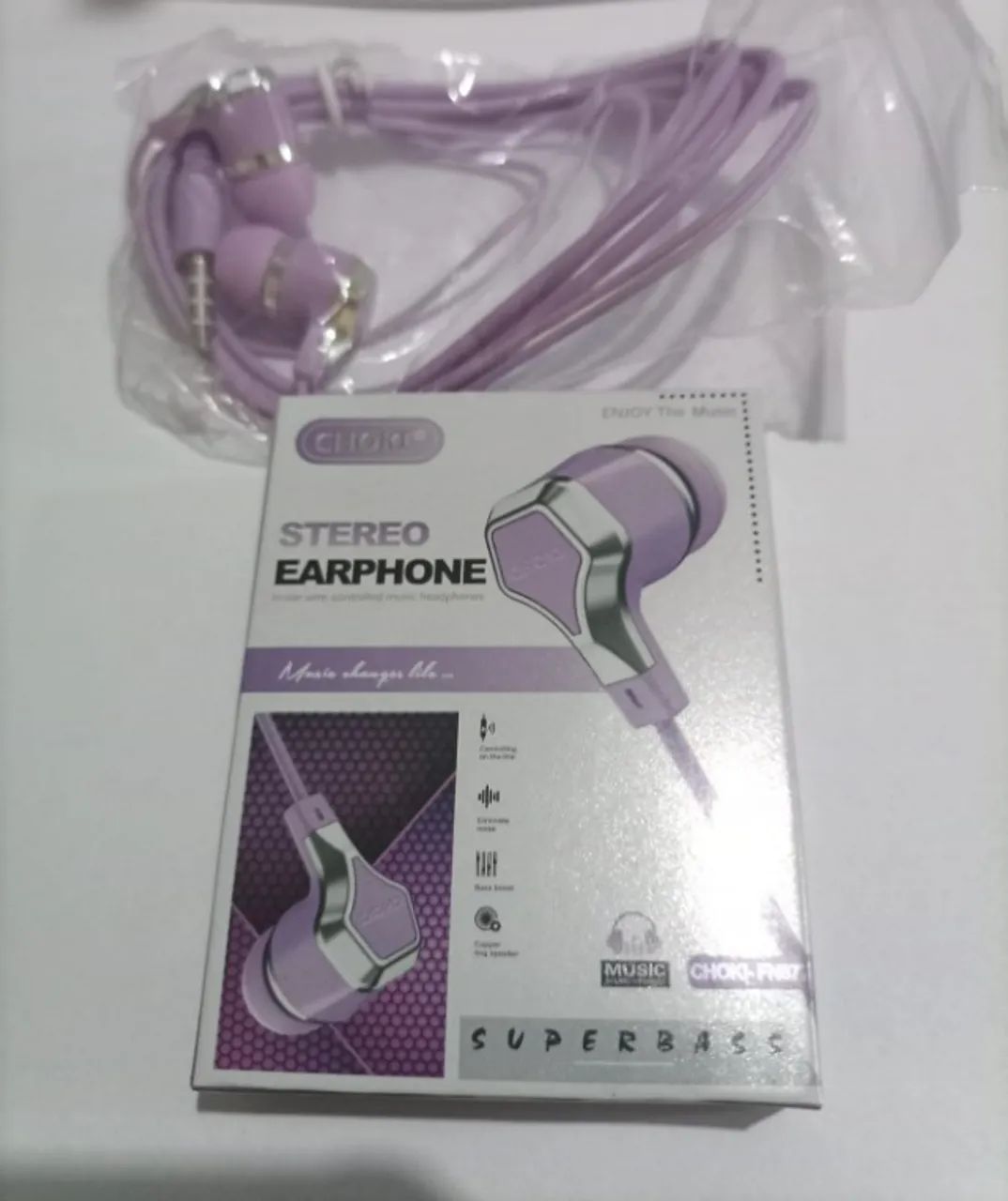 FONE COM FIO VÁRIAS CORES E ESTILOS - Foto 5