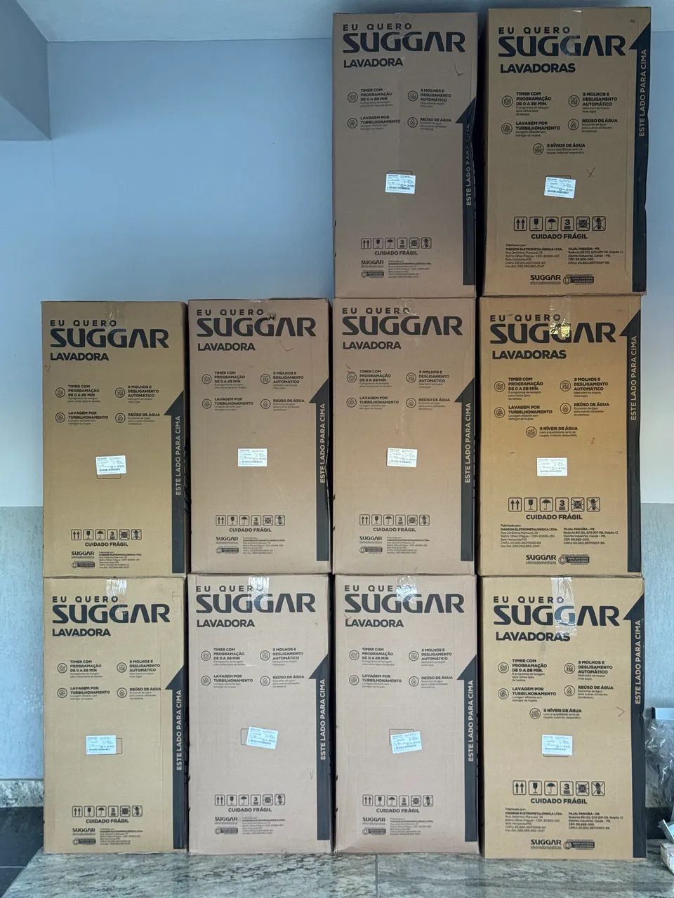 Lavadora Suggar 10 Kg nova