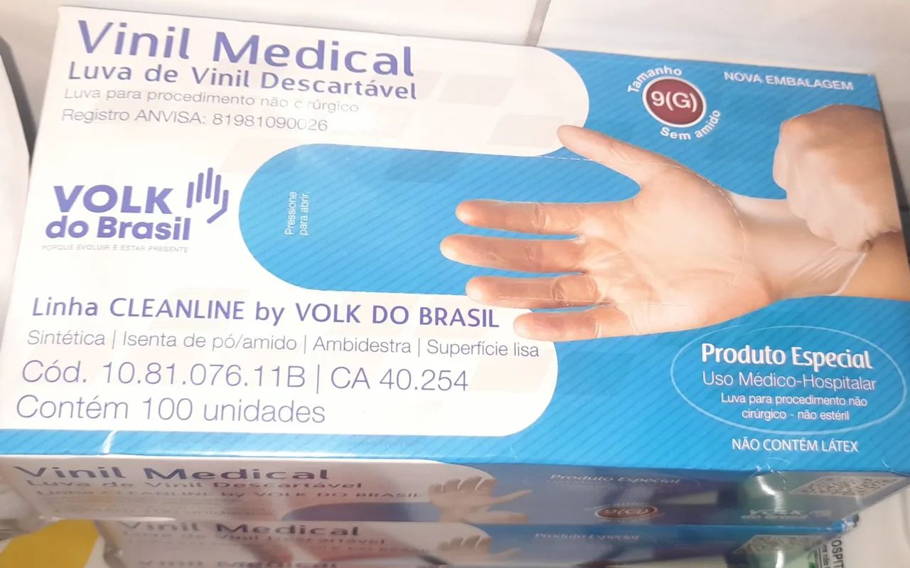 Luvas de Vinil Descartáveis promoção  - Foto 2