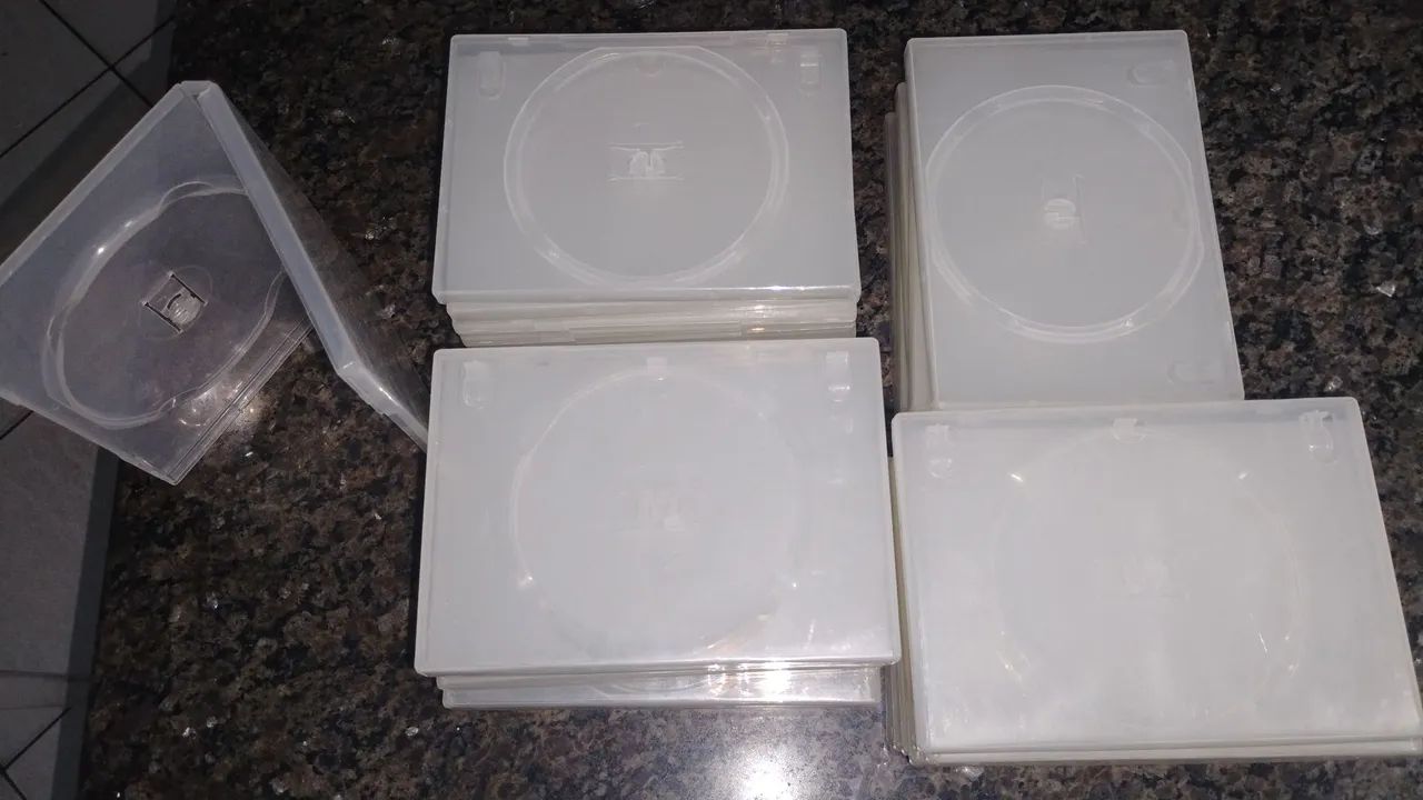 30 CAIXA BOX ( Para DvD e CD )