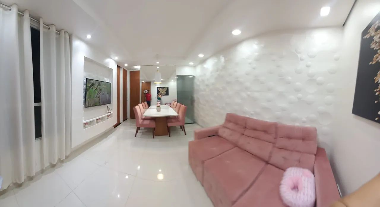 Vendo lindo apartamento 100% mobiliado, de 2 quartos no cond.  Total Ville  Vida Nova, bai - Foto 2