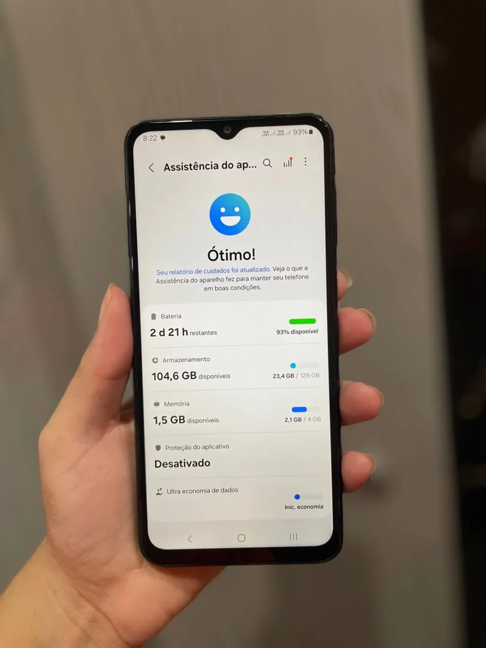 Samsung M 13 128 giga todo bom