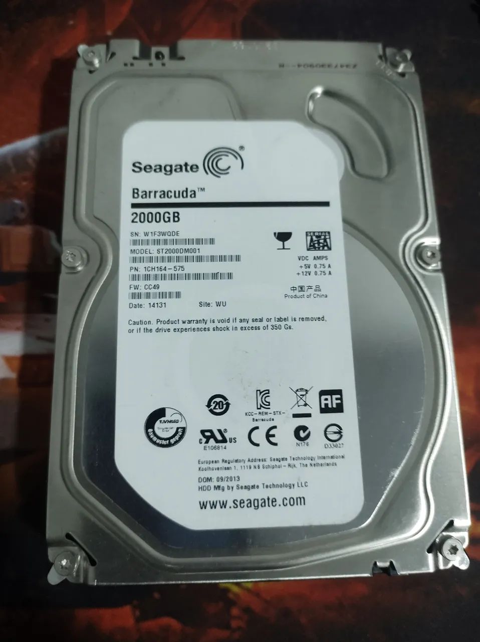 HD Seagate Barracuda 2TB in perfect condition64520770939010122
