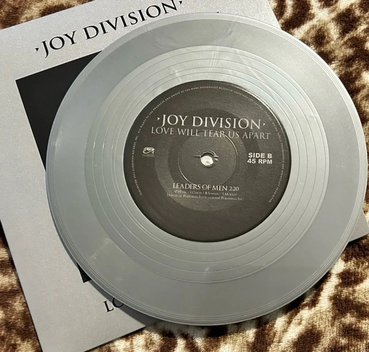 Disco de vinil joy division 7 pol - Foto 3