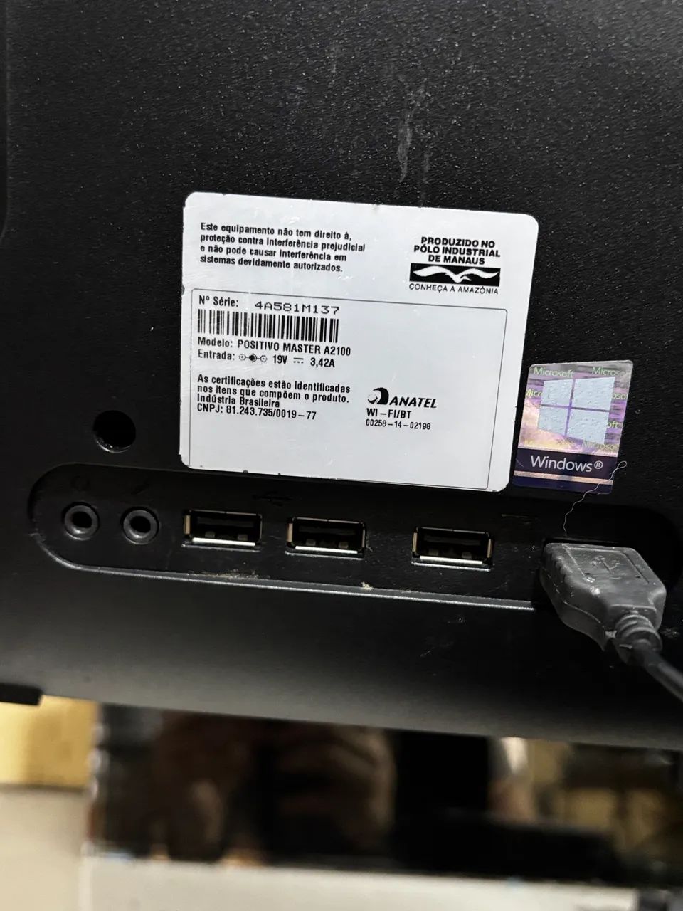 Computador All in one Positivo Master i5 7ger 8GB DDR4 c/ SSD - Foto 4