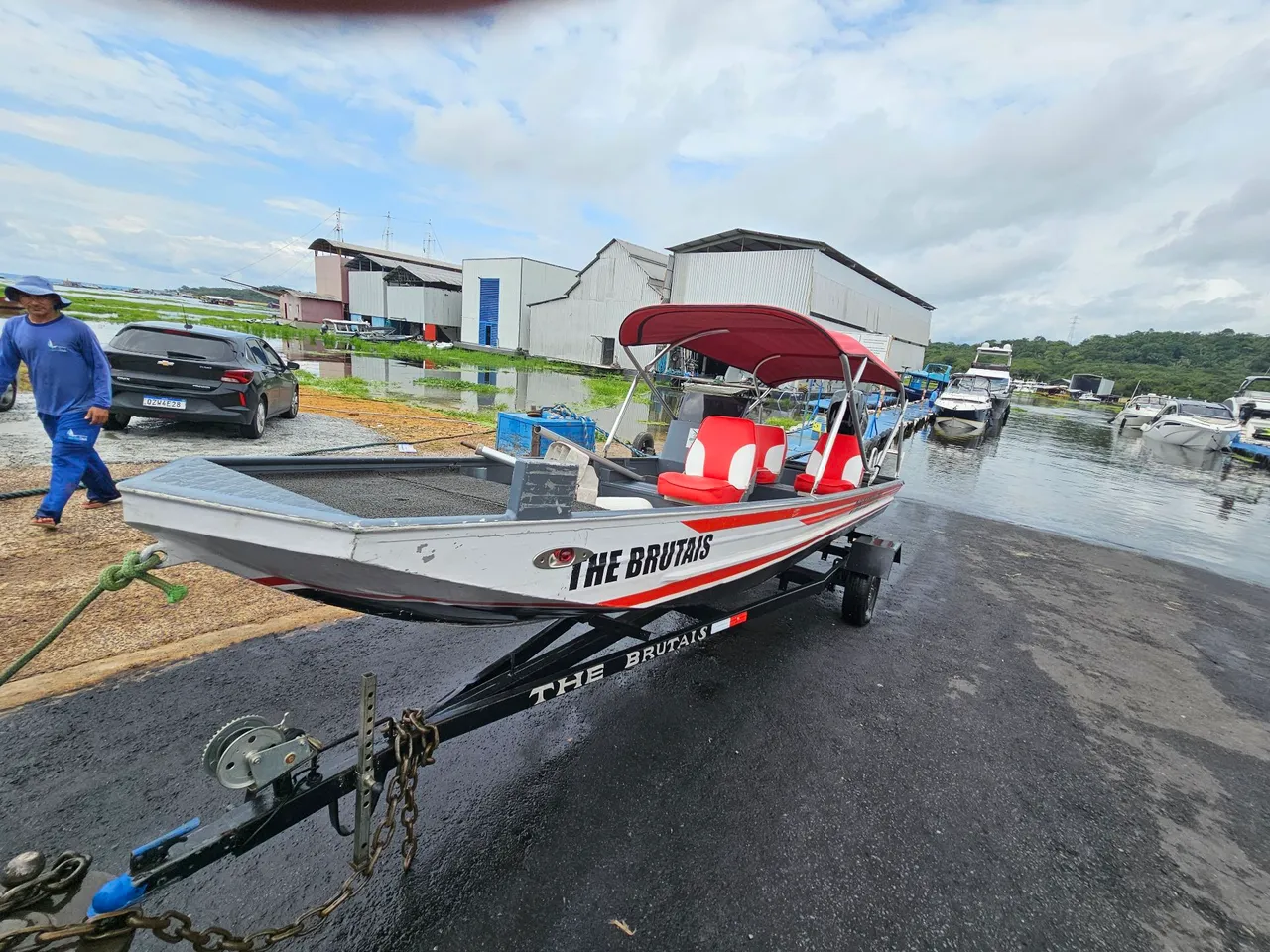 Bote de alumínio pesca