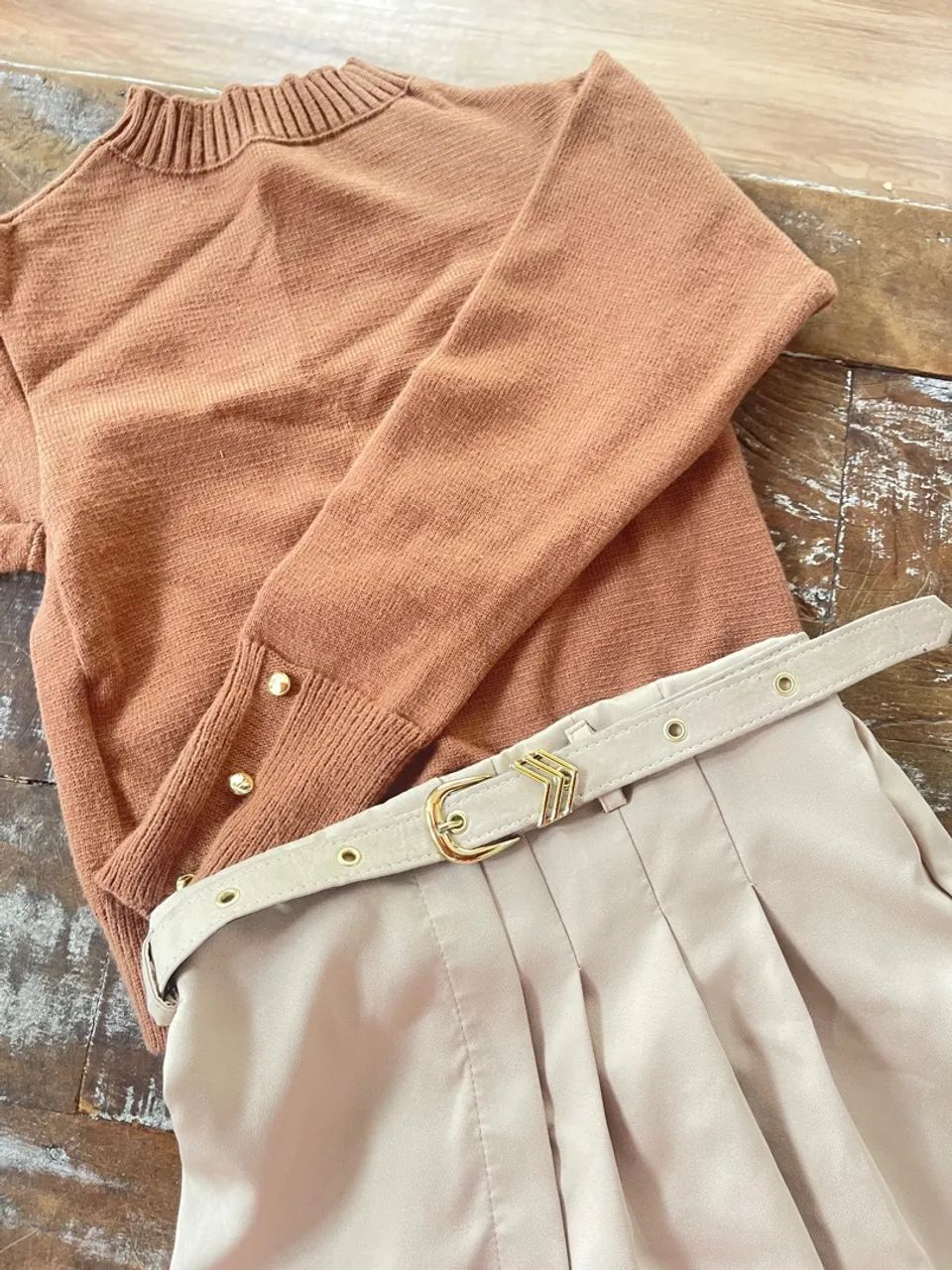 Conjunto feminino de inverno 