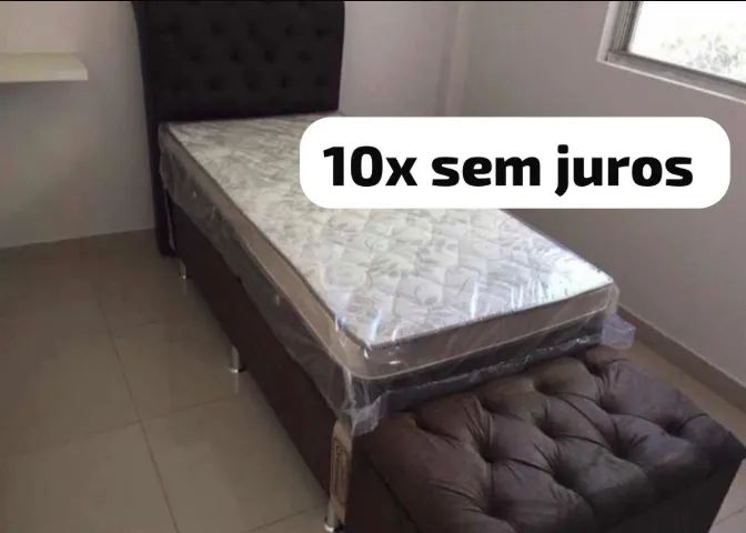 Cama box colchão e base hojE