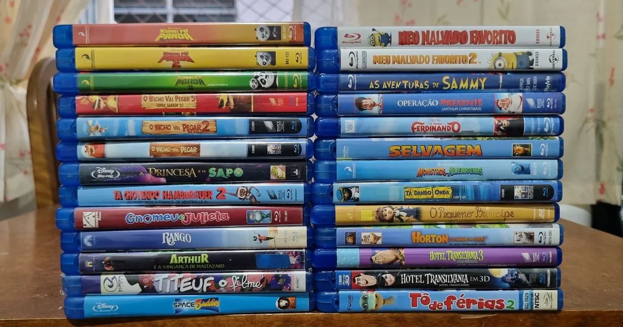 Blu-Ray diversos - Animação e Filmes