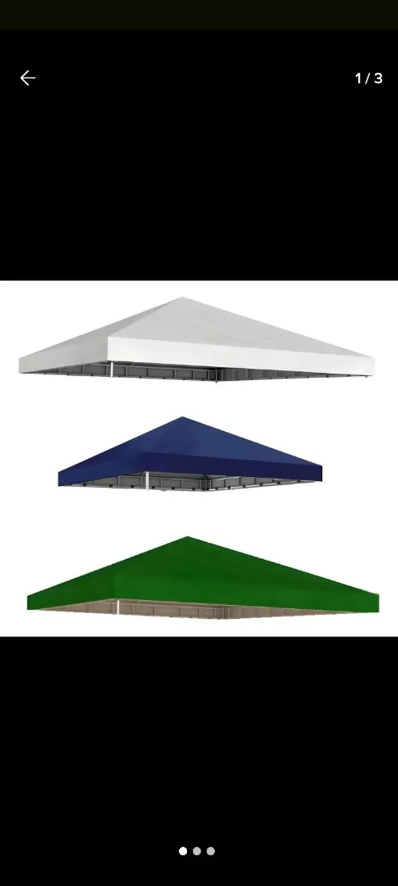 Tenda piramidal Várias Cores direto da fábrica
