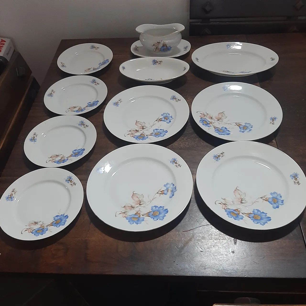 Jogo de Jantar Completo com Detalhes Florais - Foto 4