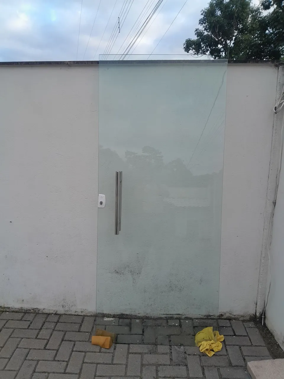 Porta de vidro 210×90