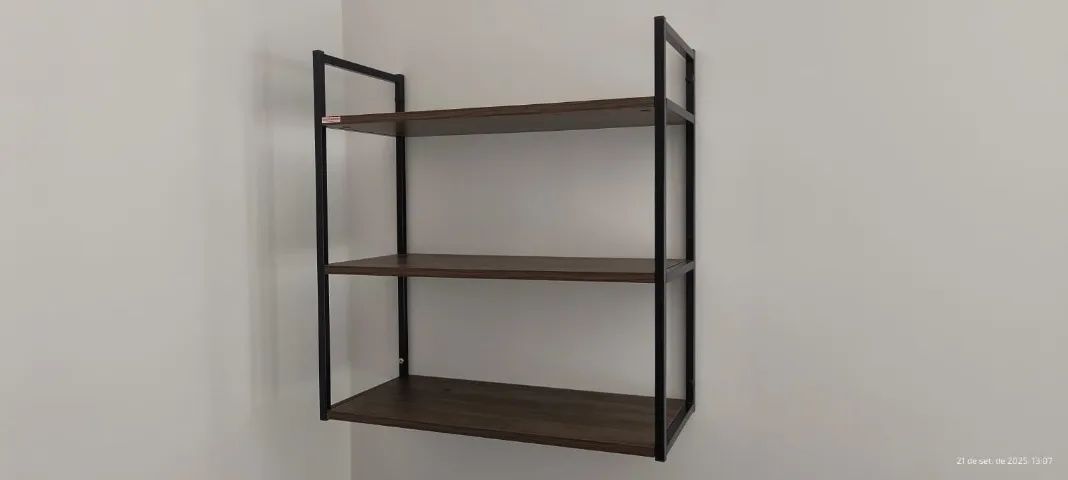 Conjunto Escritório mesa, armario aéreo e cadeira - Foto 4