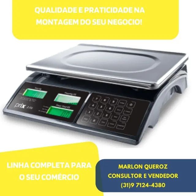 Balança Eletrônica Toledo Prix 3 Fit 32kg com bateria Nova