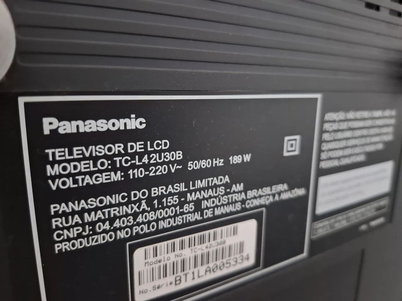 Vendo TV Panasonic 42 polegadas com adaptador smart roku - Foto 5