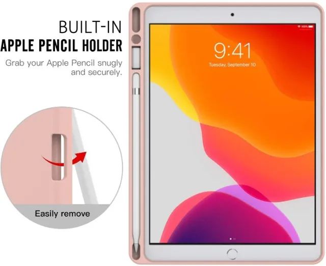 Capa Smart Case P/ iPad 7 10.2 Ipad 8 Ipad 9 10.2'' Com Slot Apple Pencil - Foto 5