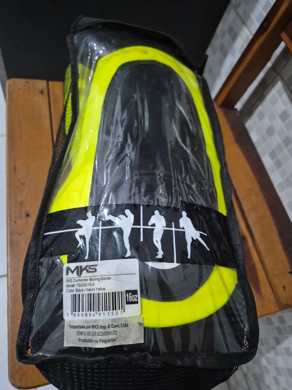 Vende-se luva mks contender neon - Foto 4