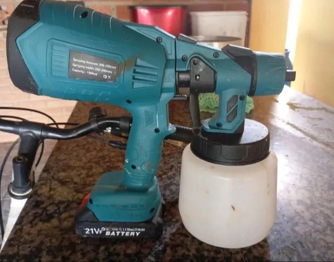 Pistola de pintura sem fio 21V