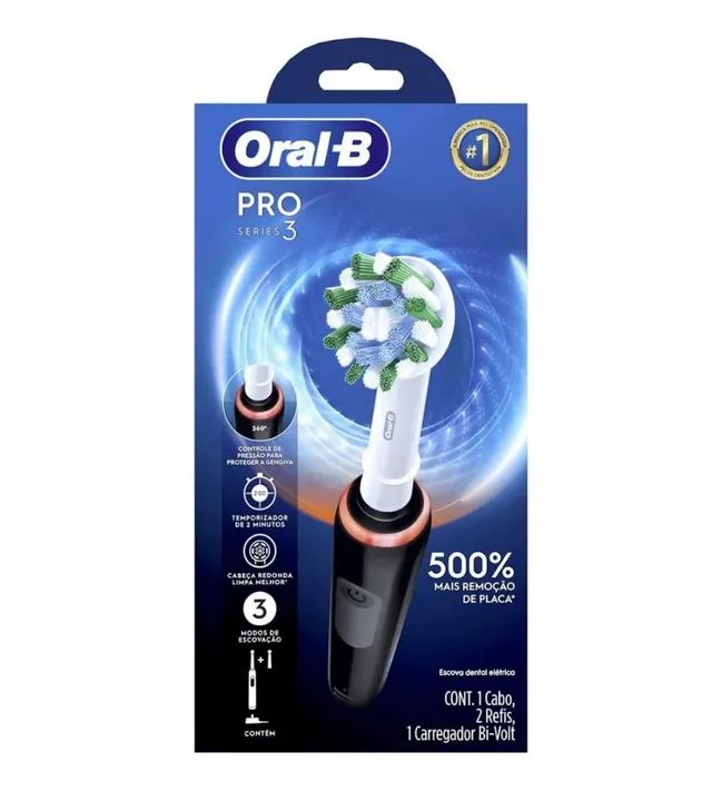 Escova de Dentes Elétrica Oral-B PRO 3 - Novo
