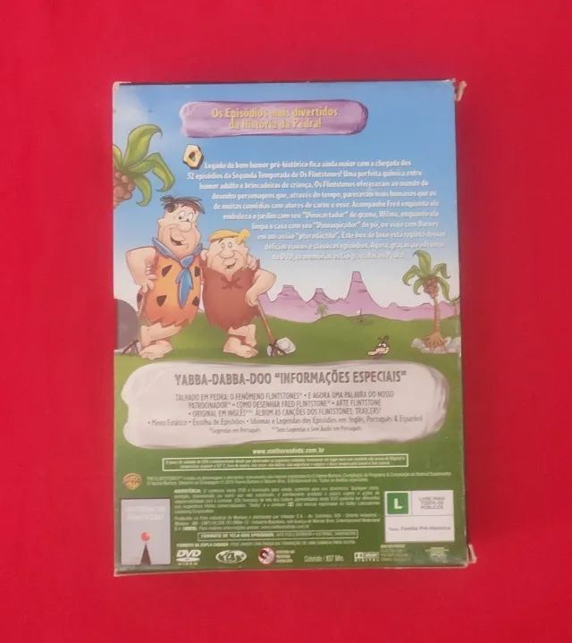 Dvd Os Flintstones A Segunda Temporada Completa com luva - Foto 3