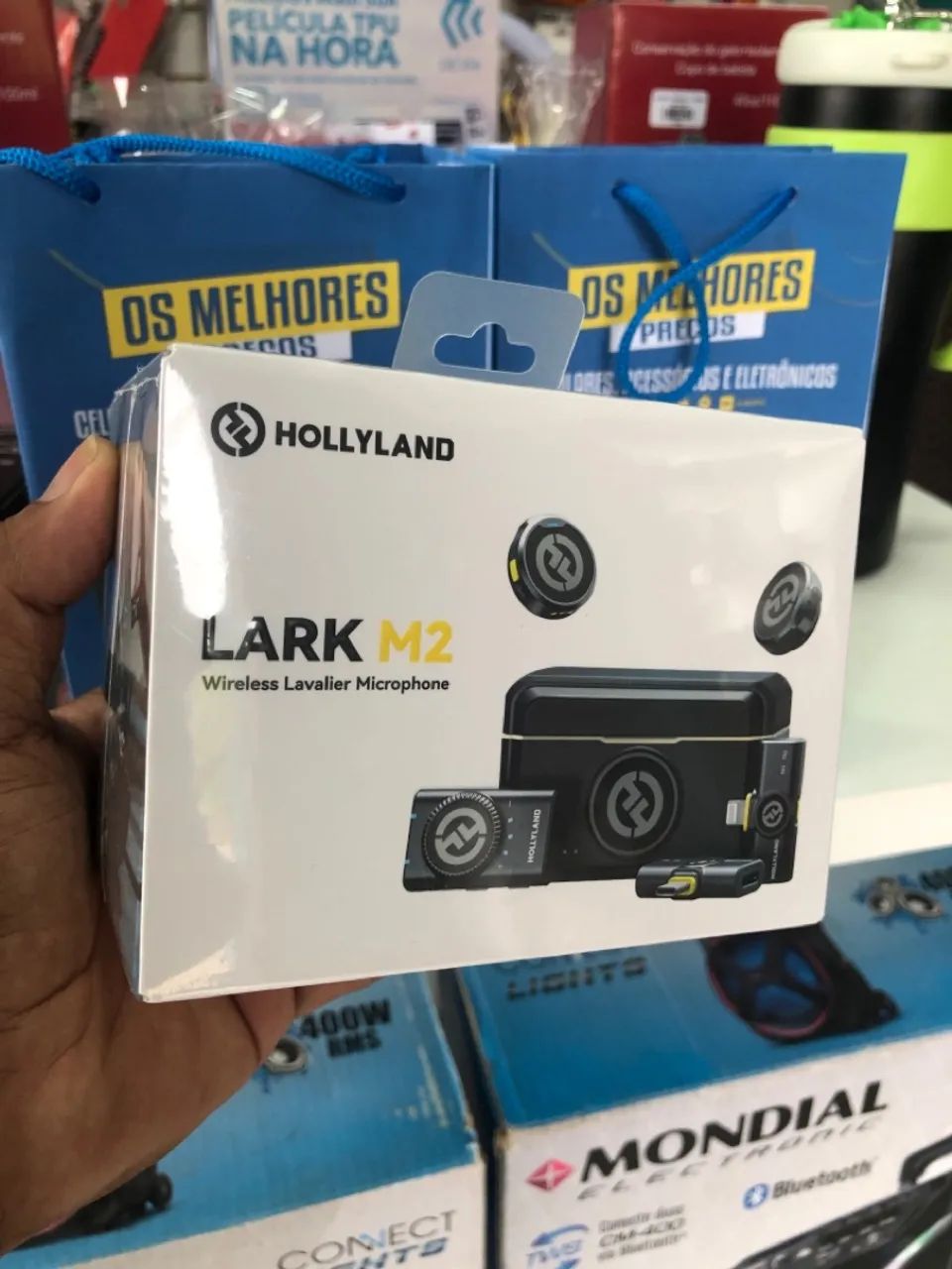 Microfone de lapela Hollyland Lark M2 combo - Foto 3