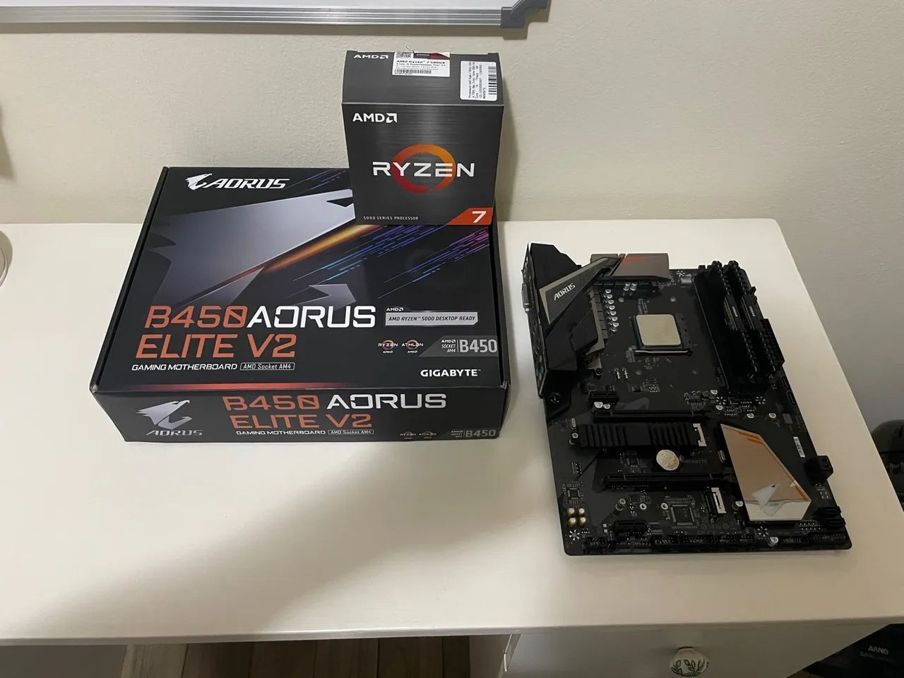 Amd B450 B450 Ryzen 5800x AMD Ryzen 5800X 32GB RGB RAM 1TB SSD