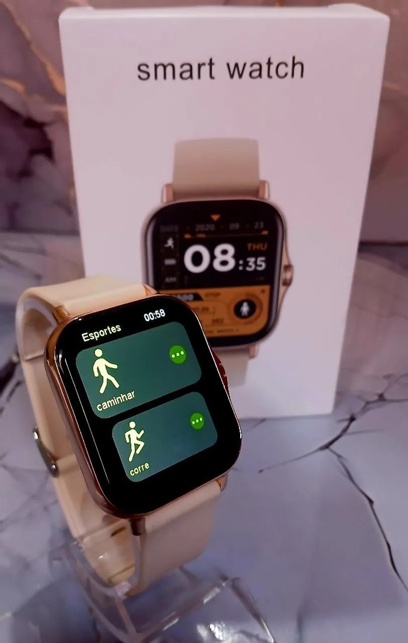 FRETE GRÁTIS SMARTWATCH Y13 NA COR DOURADA  - Foto 4
