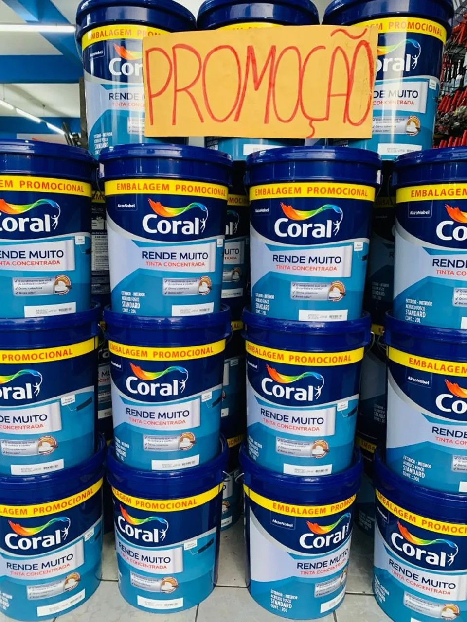 Tintas Coral Rende Muito - Promoção!