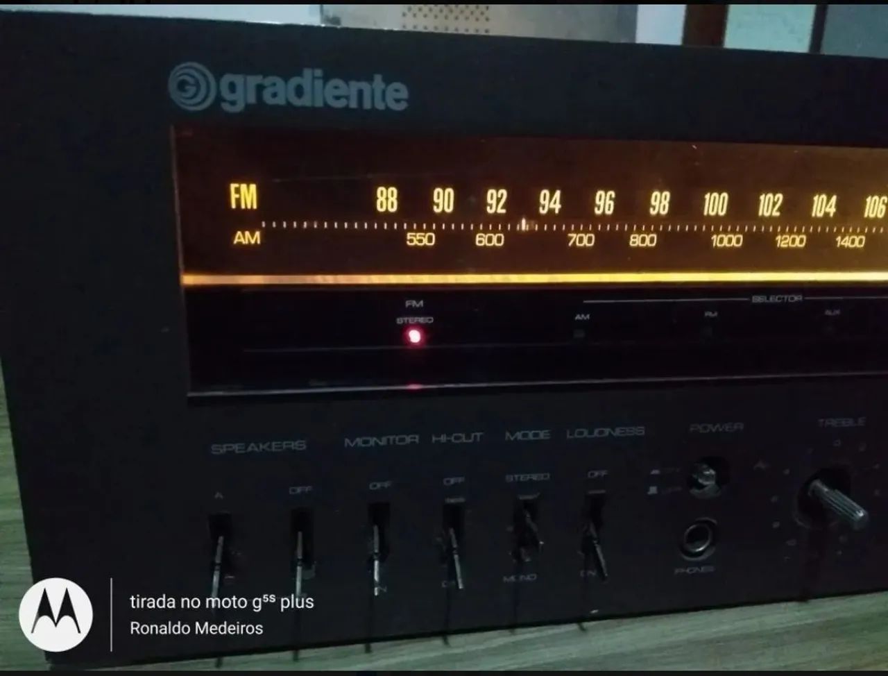 RECEIVER gradiente s125 ( sucata sem placa mãe)