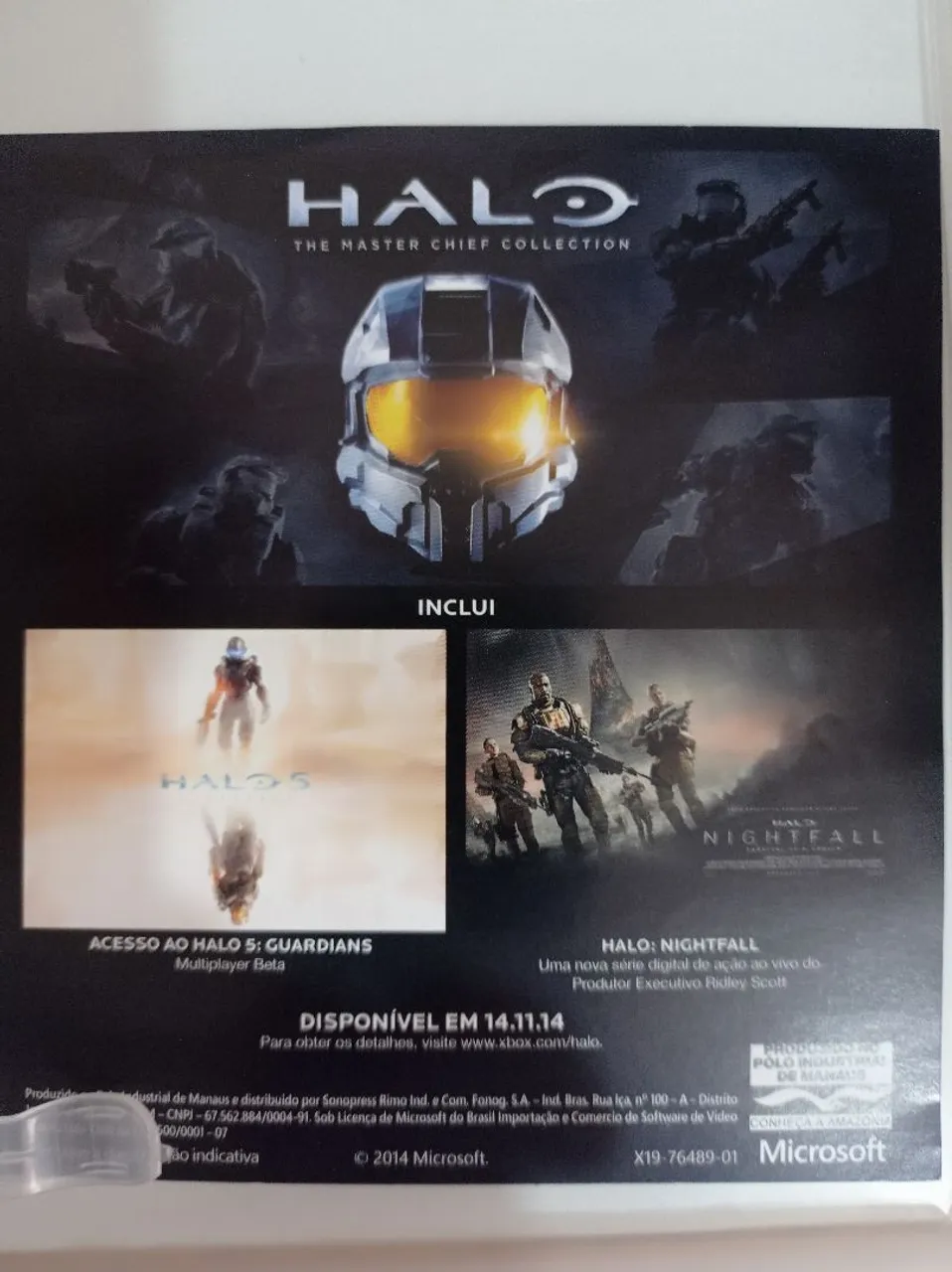 Jogo Halo: The Master Chief Collection (leia a descrição)