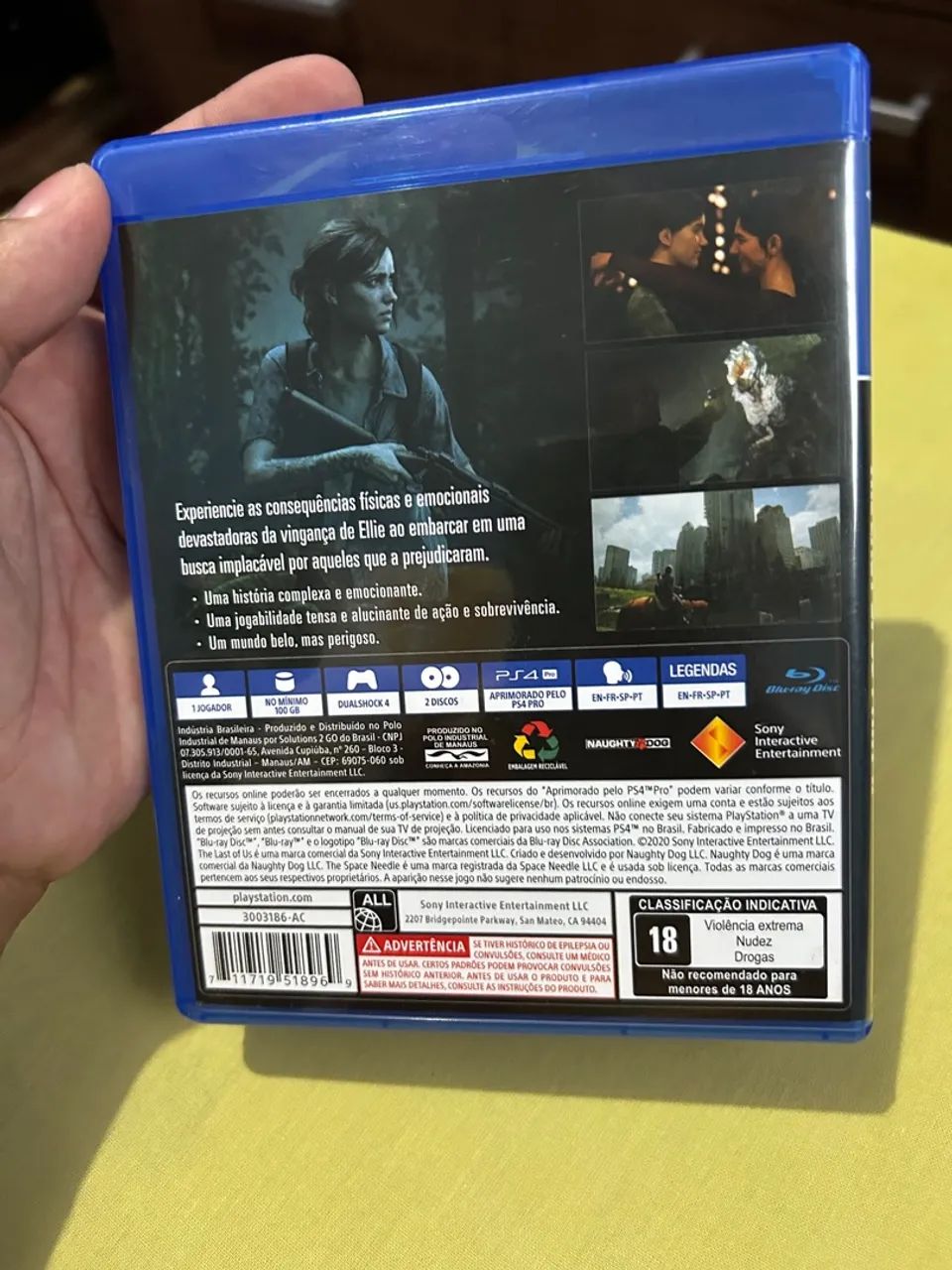 The last of us 1 remaster + the last of us part 2 seminovos ps4 - Foto 3