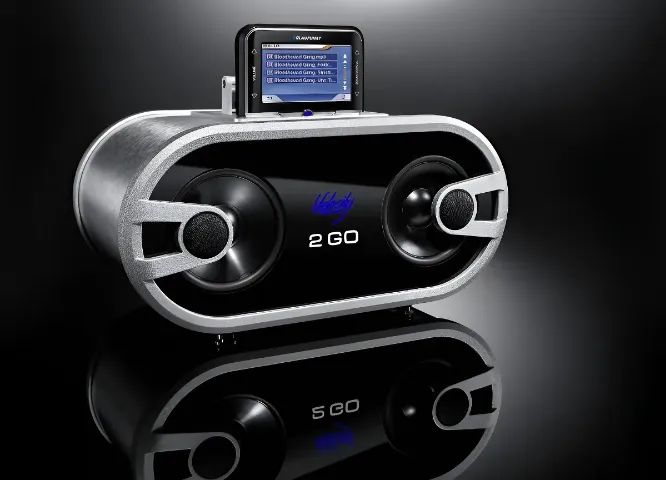 Speaker E Subwoofer Portátil Blaupunkt Velocity 2 Go Germany