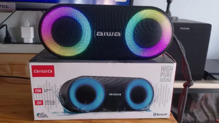 Caixa De Som Speaker Bluetooth Aws-sp-01 Aiwa