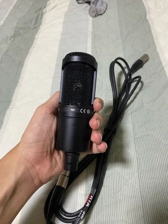 Microfone AT 2020 Áudio Technica (Novo) - Foto 3