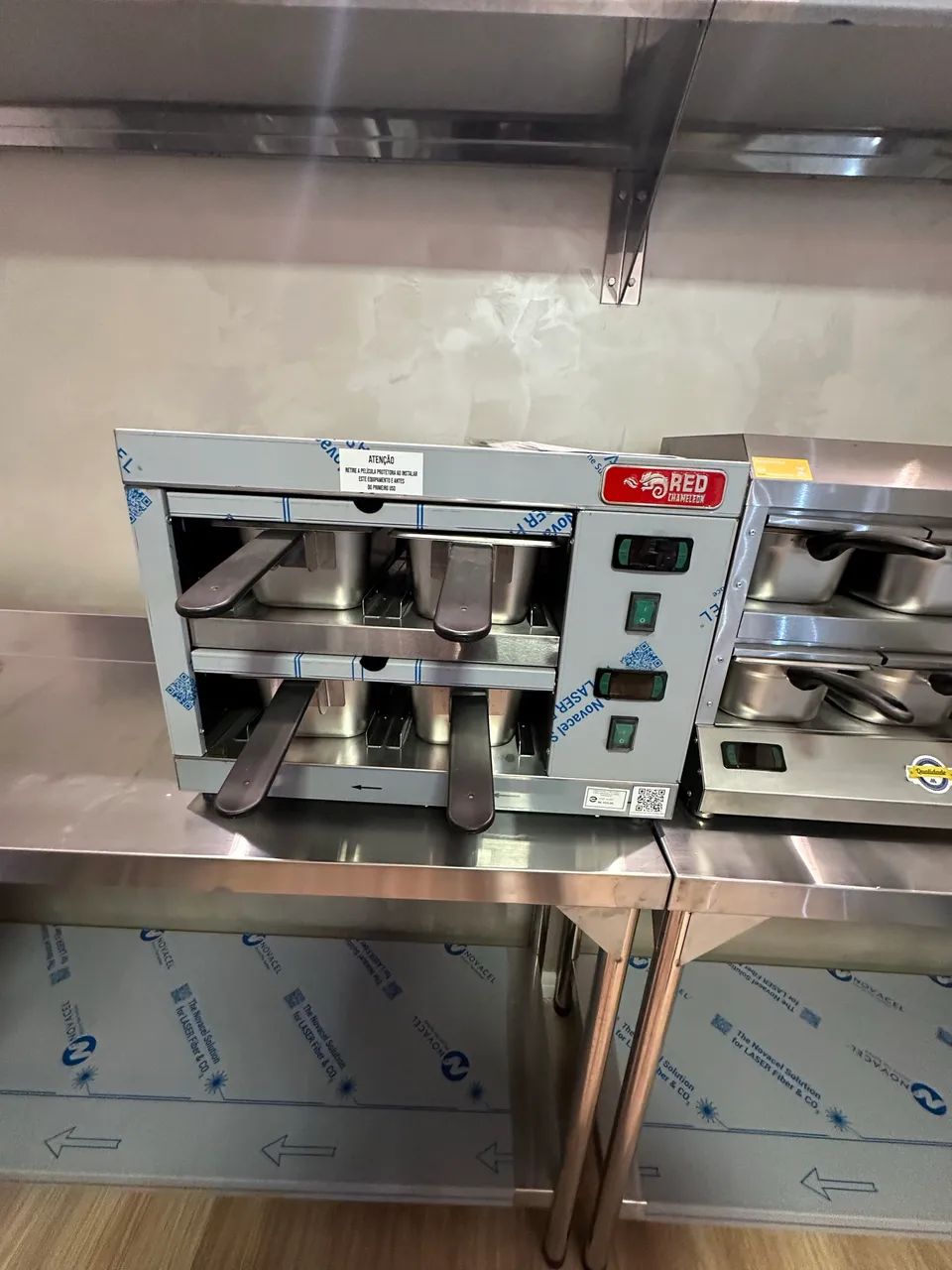 Conservador de proteína 4 Cubas inox 
