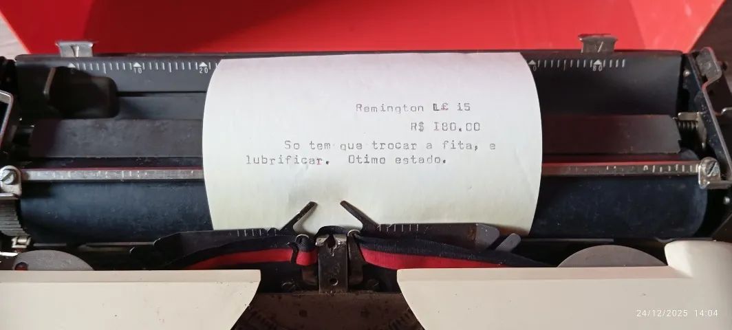 MÁQUINA ESCREVER REMINGTON 15415081513648148484