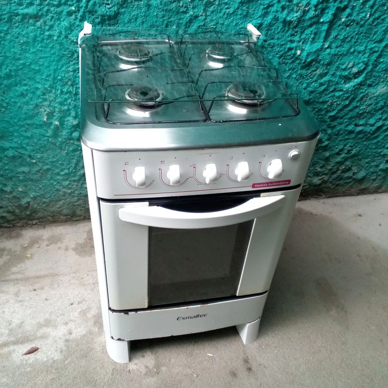 Fogão Esmaltec Veneza Automático 4 Bocas