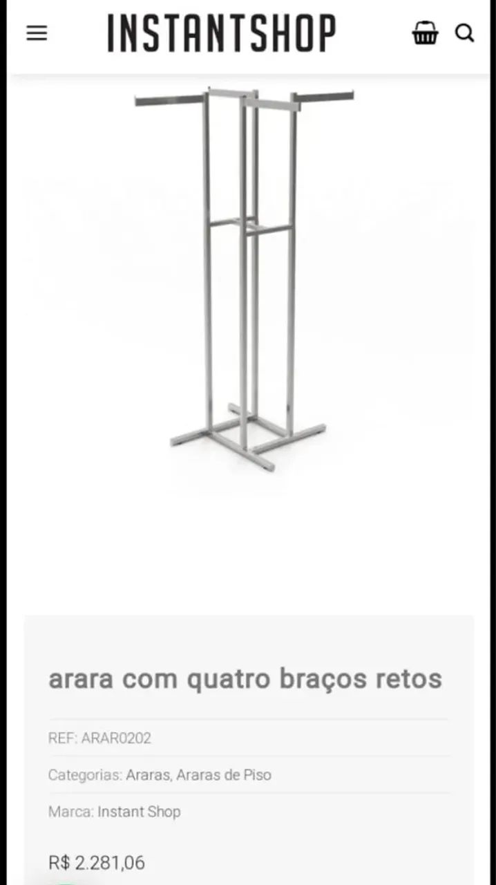 Arara para Roupas 360° Cromada 4 braçoso - Foto 4