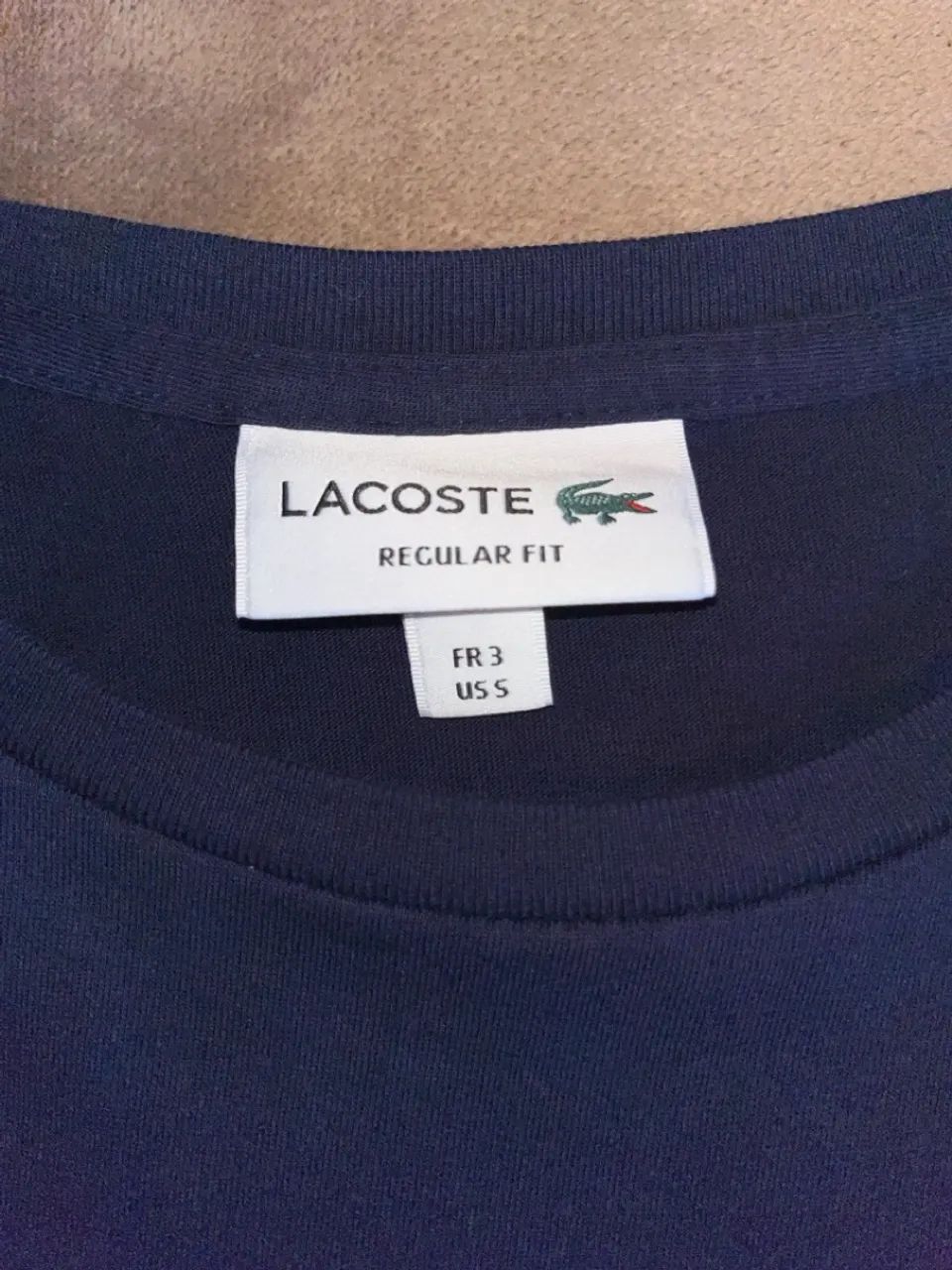 Camiseta Lacoste Azul Marinho - Foto 2