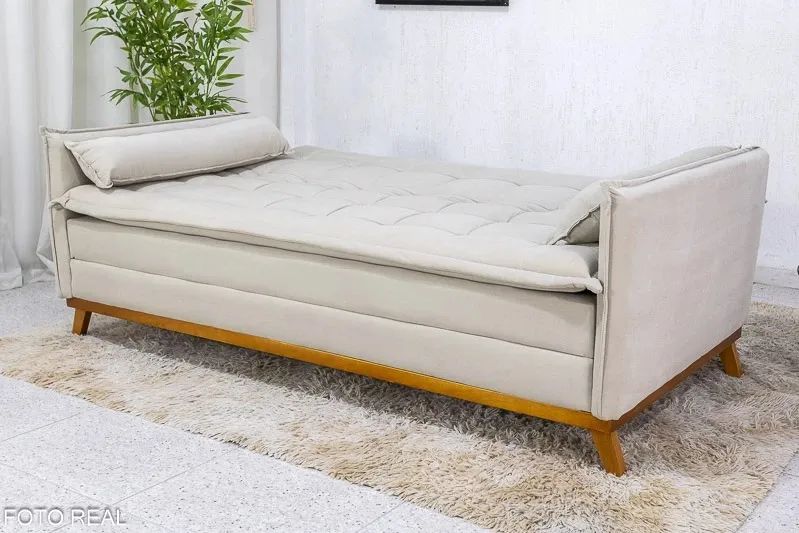 Sofá Cama Casal Slim Mola Bonnel rf75 - Foto 3