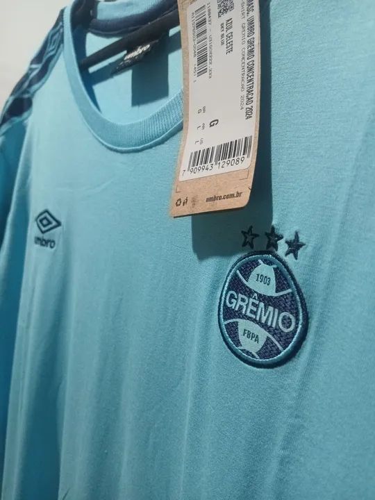 Camisa Umbro Grêmio concentração 2024 Tamanho G - Foto 5