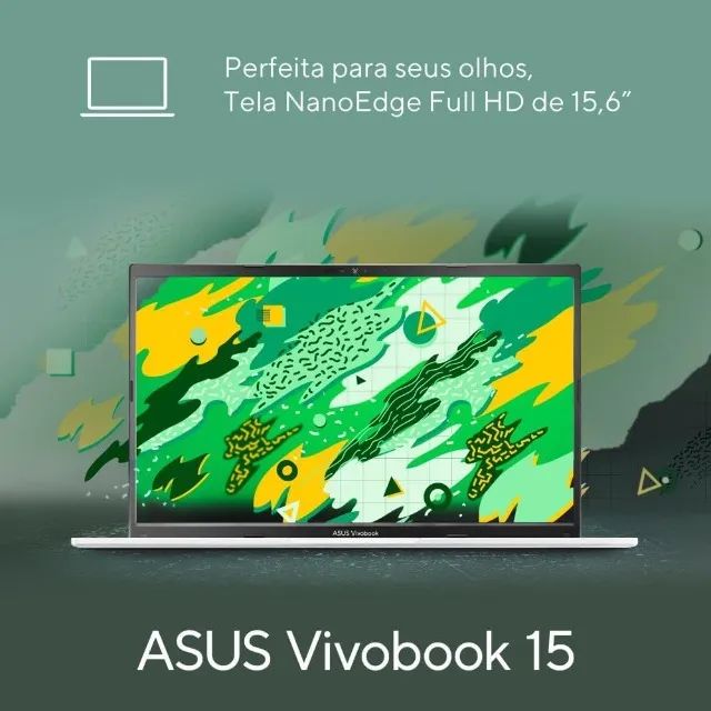 Notebook ASUS Vivobook 15 M1502YA AMD Ryzen 7 5825U 16GB Ram 1TB SSD Linux KeepOS 15,6" FH
