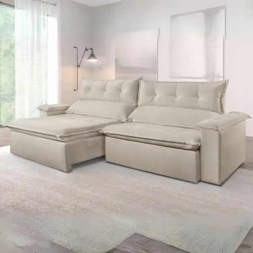 Sofá Modular Confortável e Elegante Molas ensacadas!! 626tt6