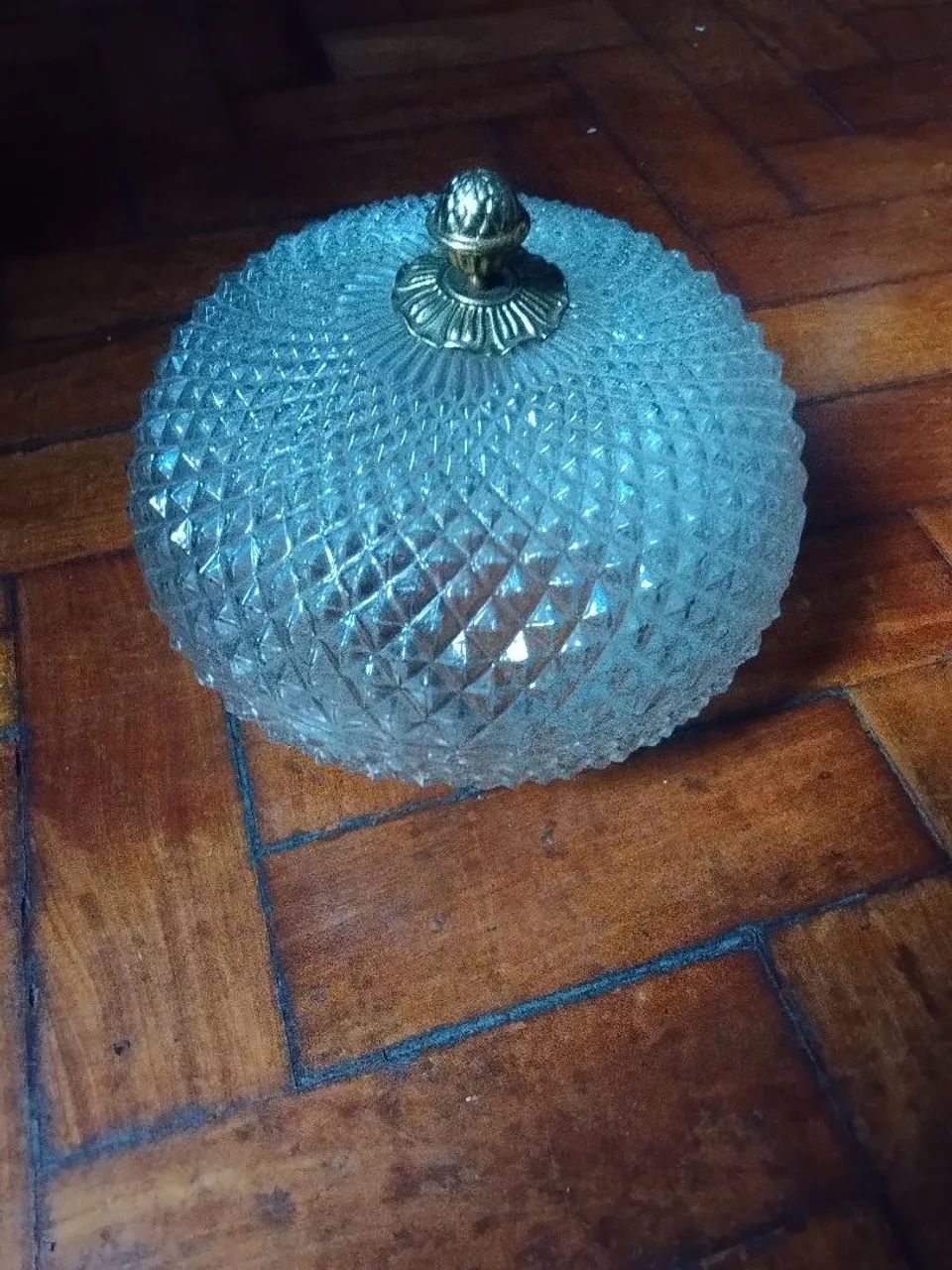 Cúpula de vidro para luminária 