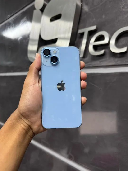 iPhone 14 128GB 96% saúde da bateria Cor Azul (Seminovo