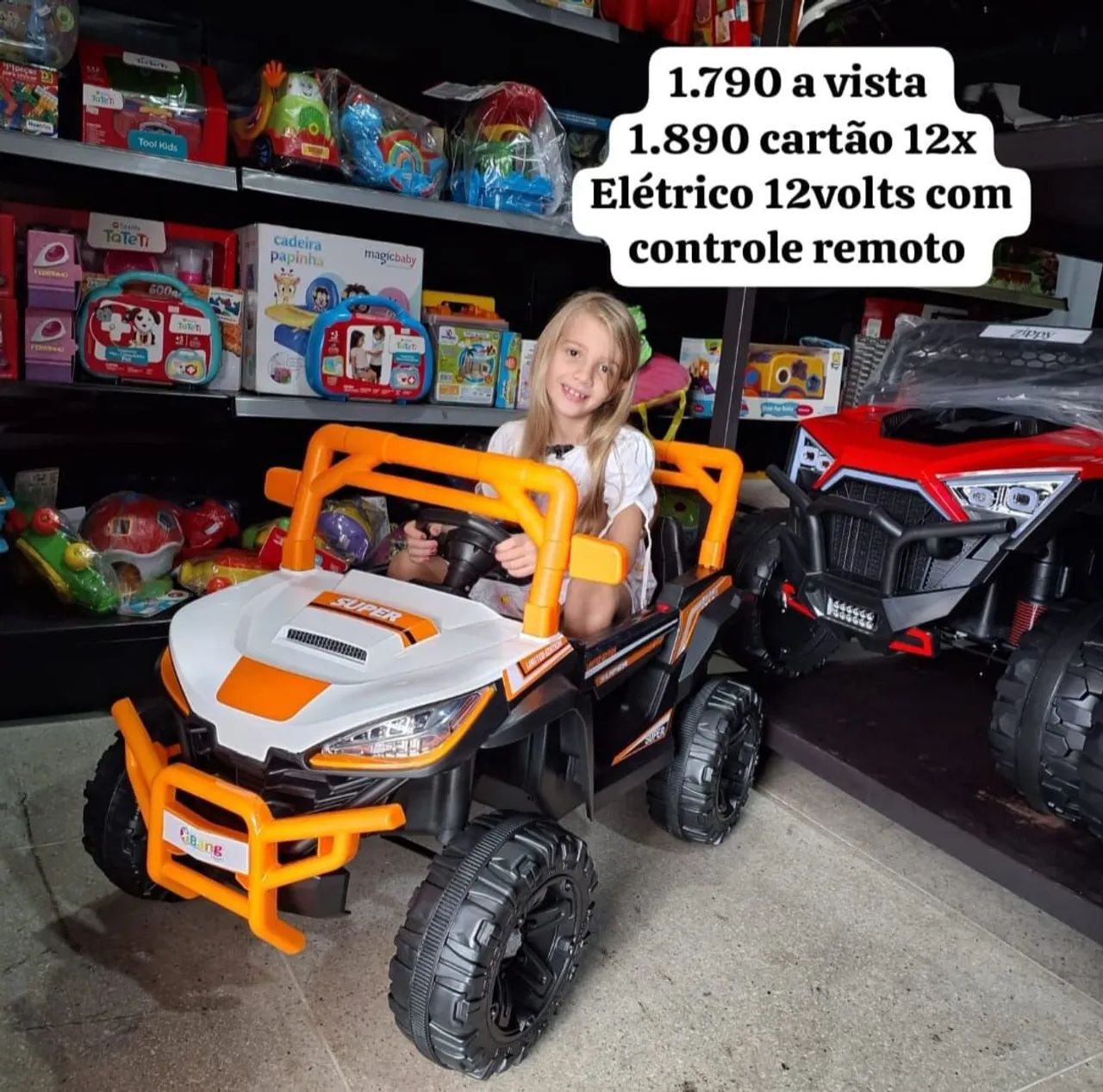 Carrinho elétrico infantil  - Foto 2