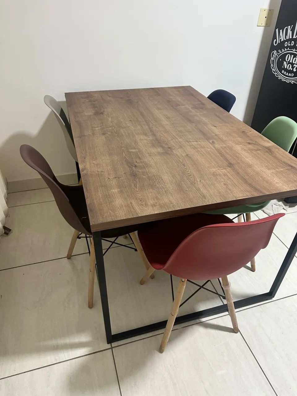 Dining Table with Metal Frame65570225703938121